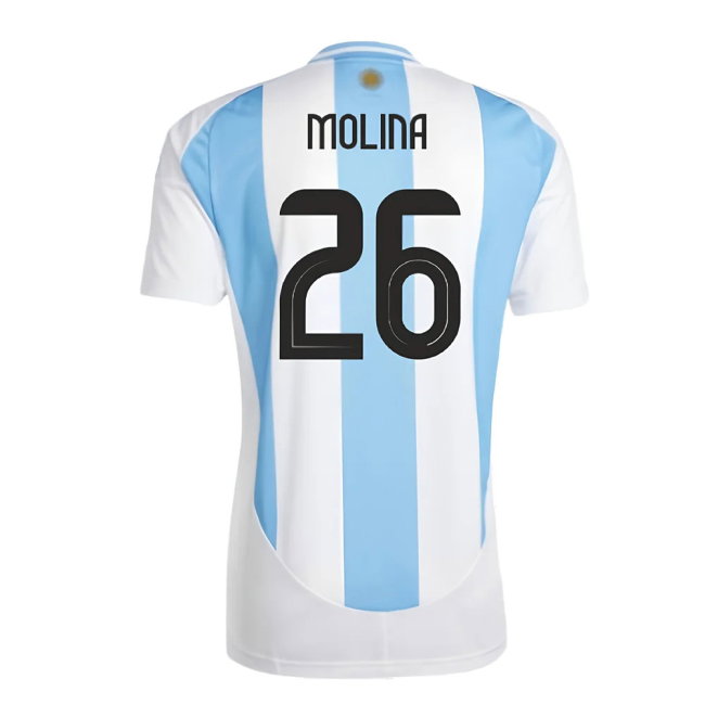 2024-2025 Argentina Home Shirt (MOLINA 26)-SoccerKits Hub | Buy Soccer Jerseys Online